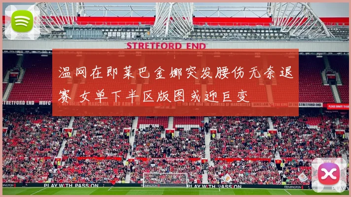 温网在即莱巴金娜突发腰伤无奈退赛 女单下半区版图或迎巨变